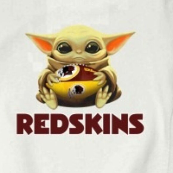 NFL Washington Redskins Baby Yoda Star Wars Christmas Football Sweatshirt 159 - Picture 2 of 5